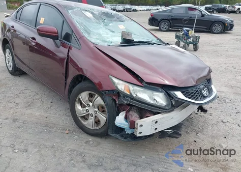 2014 Honda Civic Lx from USA, damaged, VIN 19XFB2F5XEE224068